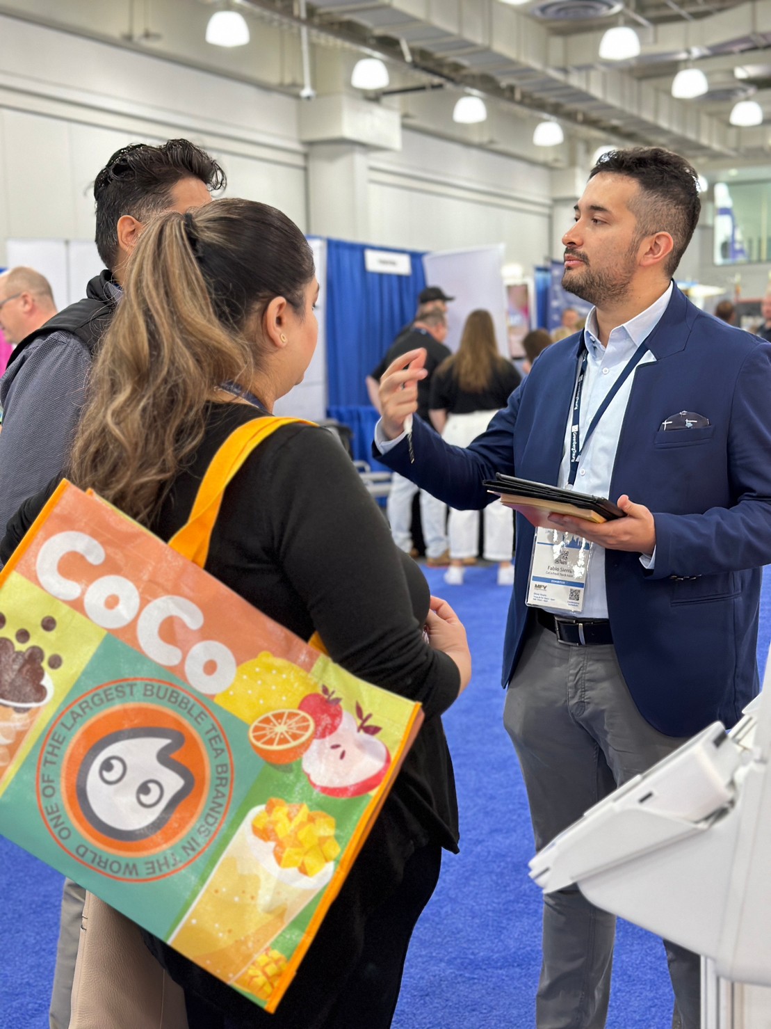 New York Franchise expo - talk with coco franchise expert