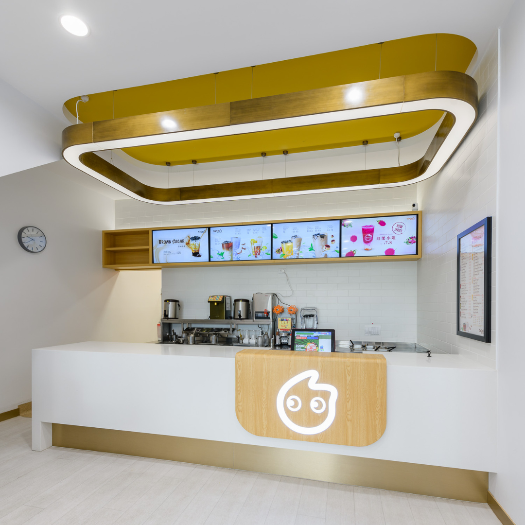 A brand new CoCo boba tea franchise shop.