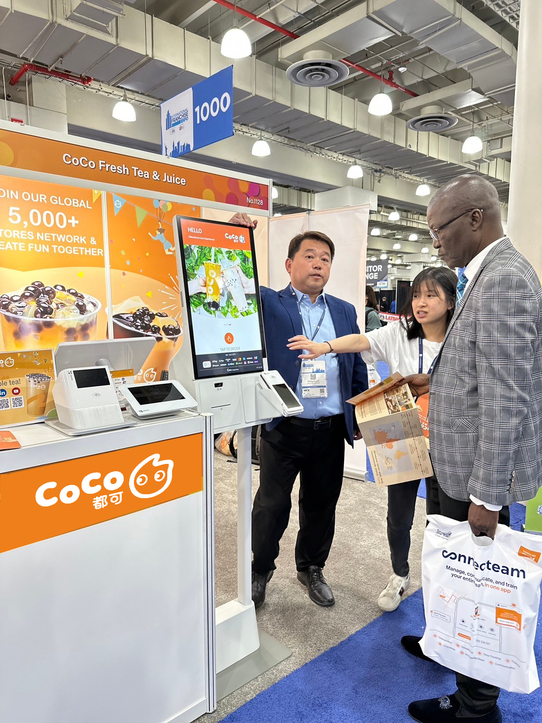 New York Franchise expo - coco Kiosk